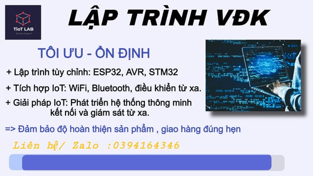 Lập Trình Vi Điều Khiển