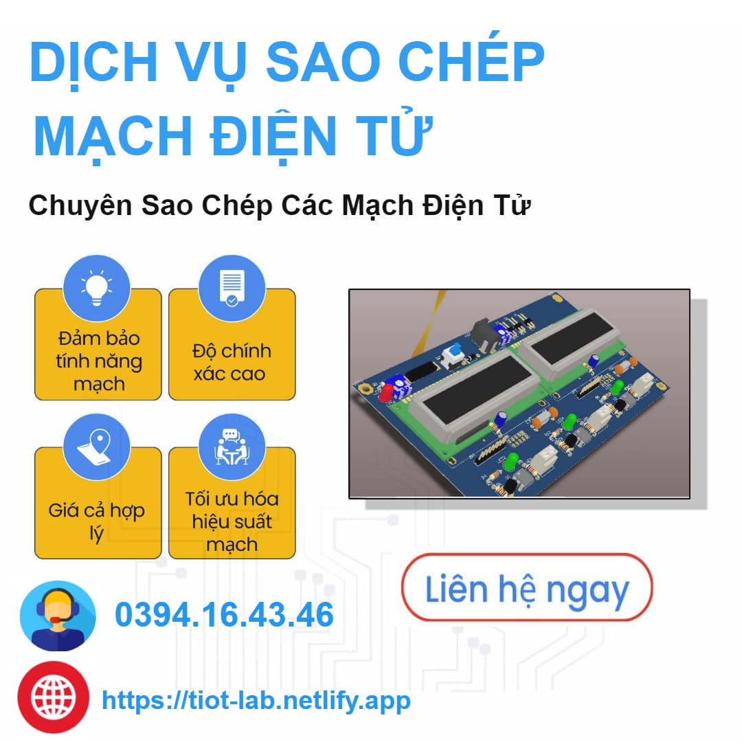 Sao Chép Mạch Điện Tử Theo Yêu Cầu